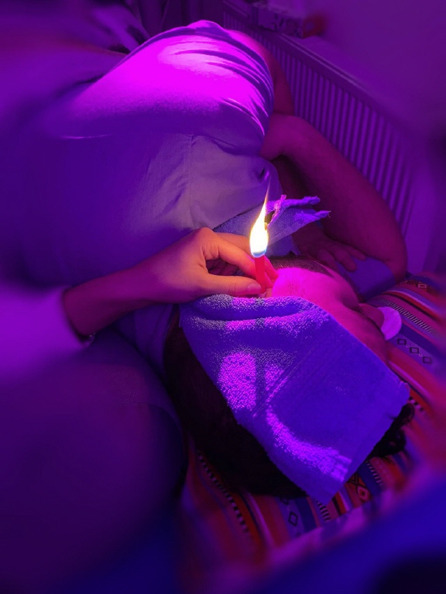 Ohkerzenmassage